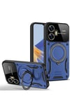 Mey İthalat®  Realme C55 Kılıf Joy Lens Standlı Kapak - Lacivert