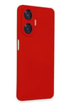 Mey İthalat®  Realme C55 Kılıf Nano içi Kadife Silikon - Kırmızı
