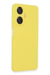 Mey İthalat®  Realme C55 Kılıf Nano içi Kadife Silikon - Sarı