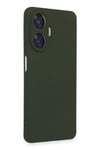 Mey İthalat®  Realme C55 Kılıf Nano içi Kadife Silikon - Koyu Yeşil