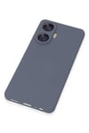 Mey İthalat®  Realme C55 Kılıf Nano içi Kadife Silikon - Gri