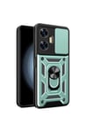 Mey İthalat®  Realme C55 Kılıf Pars Lens Yüzüklü Silikon - Yeşil