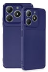 Mey İthalat®  Realme C61 Kılıf Auto Focus Karbon Kapak - Lacivert