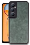 Mey İthalat®  Realme C65 Kılıf Aras Deri Kapak - Koyu Yeşil