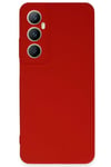 Mey İthalat®  Realme C65 Kılıf First Silikon - Kırmızı