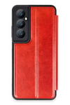 Mey İthalat®  Realme C65 Kılıf Flip Cover - Kırmızı