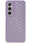 Mey İthalat®  Realme C65 Kılıf Petek Silikon Kapak - Lila