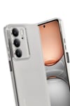 Mey İthalat®  Realme C75 4G Kılıf  Lensli Silikon - Gümüş