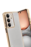 Mey İthalat®  Realme C75 4G Kılıf  Lensli Silikon - Gold
