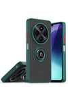 Mey İthalat®  Realme C75 4G Kılıf Montreal Yüzüklü Silikon Kapak - Yeşil