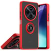 Mey İthalat®  Realme C75 4G Kılıf Montreal Yüzüklü Silikon Kapak - Kırmızı