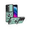 Mey İthalat®  Realme C75 4G Kılıf Pars Lens Yüzüklü Silikon - Yeşil