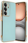 Mey İthalat®  Realme C75 4G Kılıf Volet Silikon - Açık Yeşil