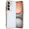 Mey İthalat®  Realme C75 4G Kılıf Volet Silikon - Beyaz