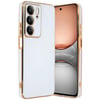 Mey İthalat®  Realme C75 4G Kılıf Volet Silikon - Beyaz