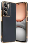 Mey İthalat®  Realme C75 4G Kılıf Volet Silikon - Siyah