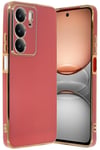 Mey İthalat®  Realme C75 4G Kılıf Volet Silikon - Kırmızı