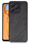 Mey İthalat®  Realme Note 50 4G Kılıf Aras Deri Kapak - Siyah