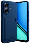 Mey İthalat®  Realme Note 60 Kelvin Kartvizitli Silikon - Lacivert