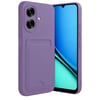 Mey İthalat®  Realme Note 60 Kelvin Kartvizitli Silikon - Lila