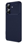 Mey İthalat®  Realme Note 60 Kılıf Auto Focus Karbon Kapak - Lacivert
