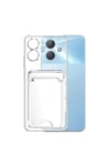 Mey İthalat®  Realme Note 60 Kılıf Kart Şeffaf Silikon - Şeffaf