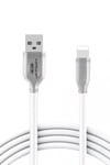 Mey İthalat®  S48 Lightning Kablo iphone Uyumlu 1M 3A - Beyaz