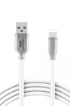Mey İthalat®  S48 Lightning Kablo iphone Uyumlu 1M 3A - Beyaz