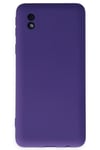 Mey İthalat®  Samsung Galaxy A01 Core Kılıf Nano içi Kadife Silikon - Mor