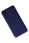 Mey İthalat®  Samsung Galaxy A01 Core Kılıf Nano içi Kadife Silikon - Lacivert