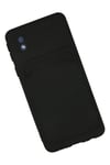 Mey İthalat®  Samsung Galaxy A01 Core Kılıf Kelvin Kartvizitli Silikon - Siyah