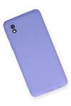 Mey İthalat®  Samsung Galaxy A01 Core Kılıf First Silikon - Lila