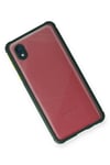 Mey İthalat®  Samsung Galaxy A01 Core Kılıf Miami Şeffaf Silikon - Koyu Yeşil