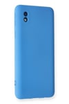 Mey İthalat®  Samsung Galaxy A01 Core Kılıf Nano içi Kadife Silikon - Mavi