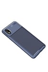 Mey İthalat®  Samsung Galaxy A01 Core Kılıf Auto Focus Karbon Kapak - Lacivert