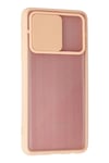 Mey İthalat®  Samsung Galaxy A01 Core Kılıf Palm Buzlu Kamera Sürgülü Silikon - Pembe