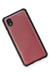 Mey İthalat®  Samsung Galaxy A01 Core Kılıf Miami Şeffaf Silikon - Siyah