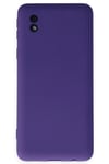 Mey İthalat®  Samsung Galaxy A01 Core Kılıf Nano içi Kadife Silikon - Mor