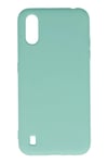 Mey İthalat®  Samsung Galaxy A01 Kılıf Nano içi Kadife Silikon - Turkuaz