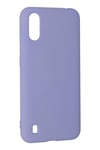Mey İthalat®  Samsung Galaxy A01 Kılıf Nano içi Kadife Silikon - Lila