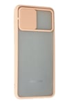 Mey İthalat®  Samsung Galaxy A02 Kılıf Palm Buzlu Kamera Sürgülü Silikon - Pembe