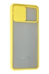 Mey İthalat®  Samsung Galaxy A02 Kılıf Palm Buzlu Kamera Sürgülü Silikon - Sarı