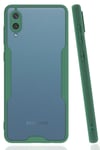 Mey İthalat®  Samsung Galaxy A02 Kılıf Platin Silikon - Yeşil