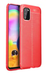 Mey İthalat®  Samsung Galaxy A02S Kılıf Auto Focus Kapak - Kırmızı