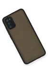 Mey İthalat®  Samsung Galaxy A02S Kılıf Montreal Silikon Kapak - Siyah