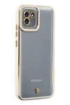Mey İthalat®  Samsung Galaxy A03 Kılıf Liva Lens Silikon - Beyaz