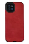 Mey İthalat®  Samsung Galaxy A03 Kılıf Loop Deri Silikon - Kırmızı