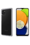 Mey İthalat®  Samsung Galaxy A03 Kılıf Lüx Şeffaf Silikon