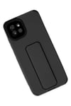 Mey İthalat®  Samsung Galaxy A03 Kılıf Mega Standlı Silikon - Siyah