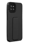 Mey İthalat®  Samsung Galaxy A03 Kılıf Mega Standlı Silikon - Siyah